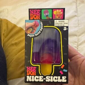 Nee Doh Nice-Sicle Kids Learning Toy - Purple, Pink & Yellow
